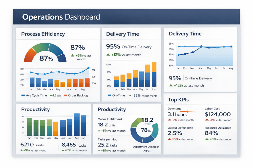 Best Business Intelligence Dashboard Examples For 2026 6 Operations Business Intelligence Dashboard